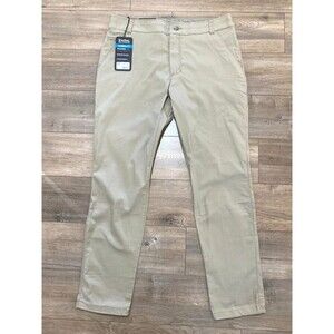 Kuhl Resistor Lite Chino 38X32 Tapered Stretch Canvas Pants Khaki Beige